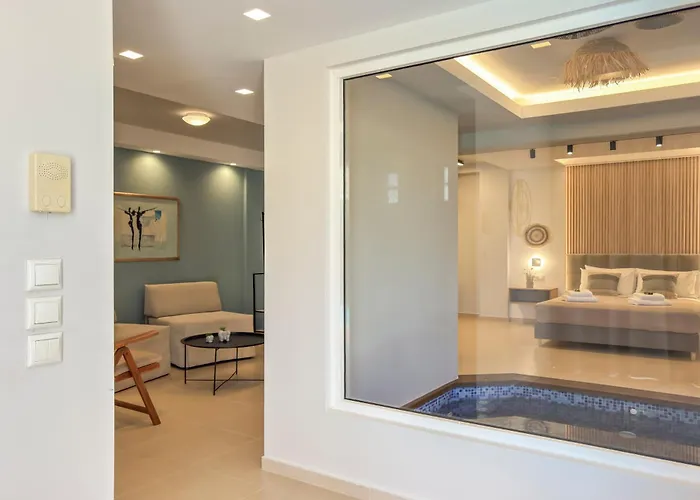 Olive Chrysi Luxury With In-room Plunge Pool فيلة